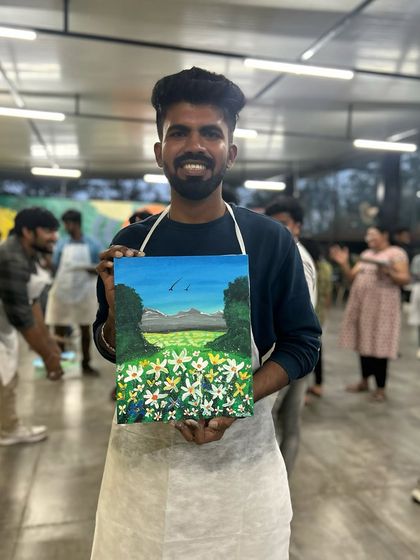 ArtDelight Group - Corporate Art Workshops Corporate Team Building: Canvas Painting photo 5