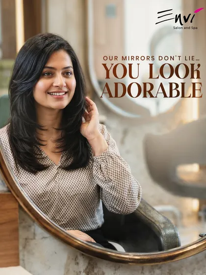 That moment when you see your new look in the mirror for the first time. We aim for this smile with every client, ensuring you leave not just looking great, but feeling absolutely adorable.