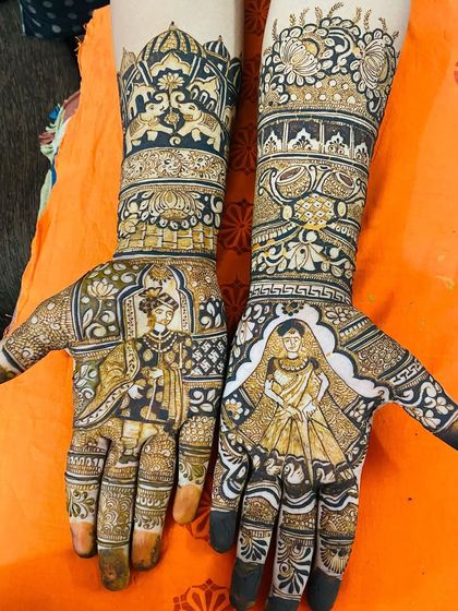 Dinesh Mehandi Arts - Bridal & Wedding Mehendi Bridal Storytelling & Portraits photo 50
