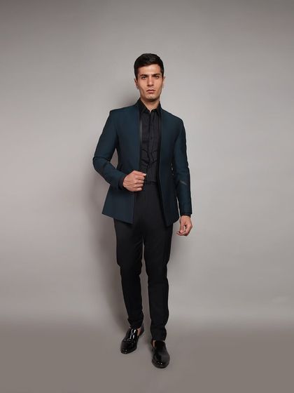 This collection represents the full scope of my menswear styling. It includes everything from intricately embroidered sherwanis and modern printed kurtas to sharply tailored indo-western looks, ensuring every man is impeccably dressed for any celebration.