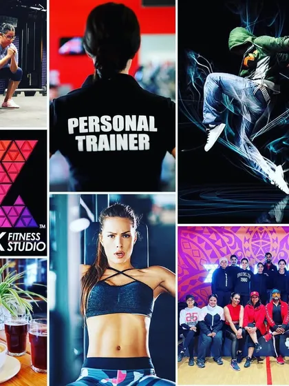 It's all about the feeling. This collage represents the different facets of Zink: personal training, dance, community, and a welcoming atmosphere.