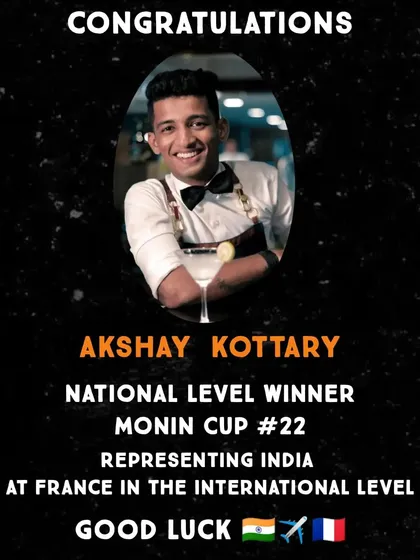 We train champions. We are proud to celebrate our student, Akshay Kottary, who became the National Level Winner of the Monin Cup and represented India internationally.