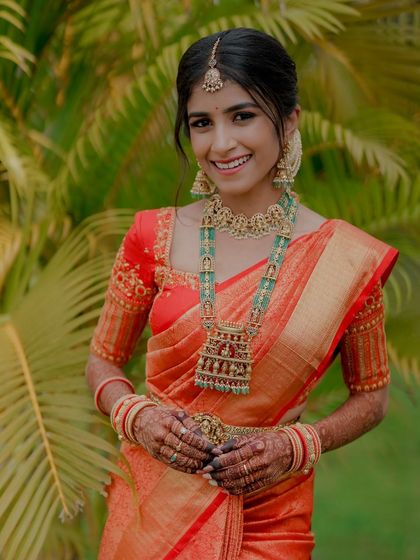 Anthariya by Nidhi Gowda - Custom Bridal & Occasion Wear Grand Bridal Sarees & Muhurtham Wear photo 81