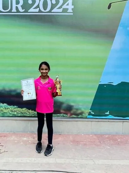 Aaradhaya Rawat also won her category at the IGU Junior Feeder in Agra, improving on her already solid first round.
