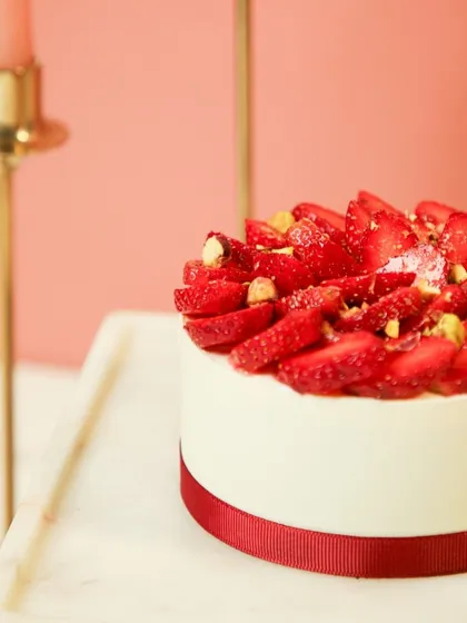 Every bite brings joy! Our evergreen Strawberry Gateau combines fresh berries with dreamy cream for a taste of pure happiness.