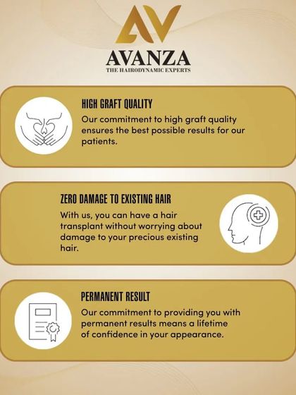 We are committed to high graft quality, which ensures the best possible results. Our technique causes zero damage to existing hair, and we provide a permanent result for a lifetime of confidence.