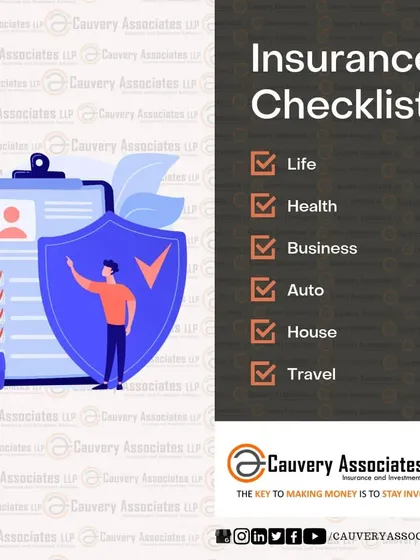 Use this checklist to review your current insurance coverage. Ensuring you have ticked all the boxes for life, health, auto, and other essential protections is a vital step in comprehensive financial planning.