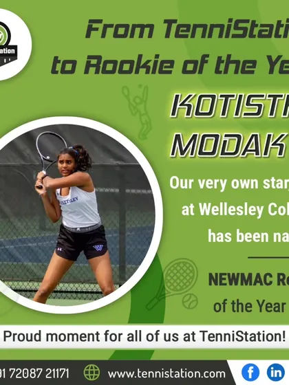 We are incredibly proud to see our students succeed on a global stage. Kotistha Modak, one of our own, was named NEWMAC Rookie of the Year 2025 at Wellesley College, a testament to the foundation and training we provide to aspiring athletes.