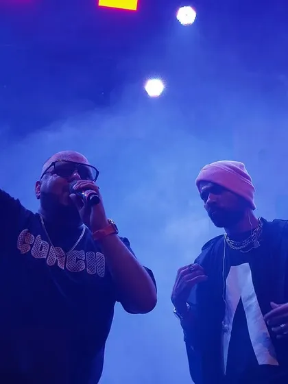 Hyping the crowd alongside Bohemia. The energy during this concert in Toronto was electric, a true collaboration between artists.