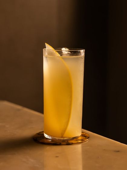 Holding onto summer with our Zen cocktail. This refreshing highball combines summer melon, tequila, vermouth, and a touch of white miso for a savory, umami finish.