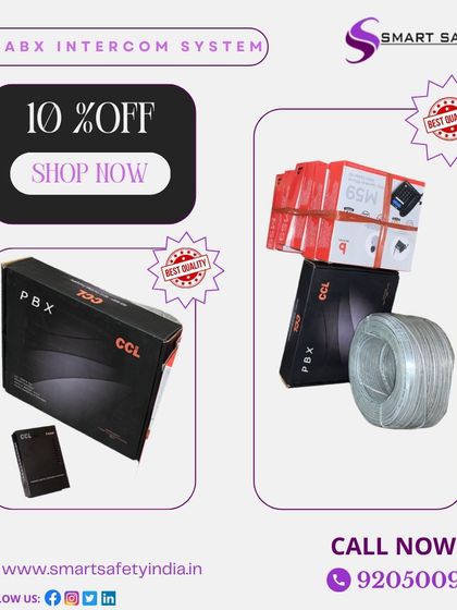 We offer various models of CCL EPABX intercom systems, like the 104b and 108b, and provide full installation services across Delhi NCR.