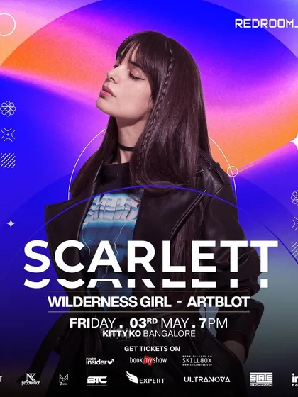 A duplicate of the main flyer for the Scarlett event.