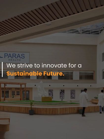 We innovate for a sustainable future. Our projects, like the Paras Yash Kothari Hospital, are designed with green principles to create healing environments that improve recovery times and staff satisfaction.