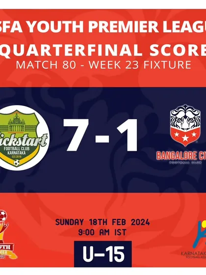 A tough result for our U15s in the KSFA YPL Quarterfinal. We learn and come back stronger.
