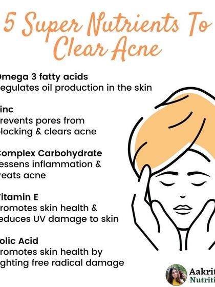 If you're struggling with acne, your diet could be a key factor. This guide highlights five super nutrients like Zinc, which helps prevent clogged pores, and Omega-3 fatty acids, which regulate oil production. We can build a diet plan that incorporates these to help clear your skin.