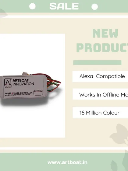 My Smart RGB LED Controller is designed for versatility and convenience. It's compatible with Alexa, works in offline mode for certain functions, and gives you access to a spectrum of 16 million colors for your lighting setup.
