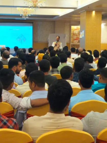 A full audience at my Patna Partner Meet, where I hosted over 250 incredible partners to discuss the future of security.