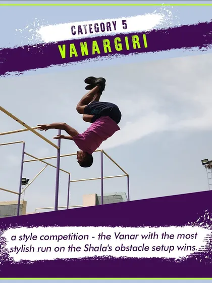 Announcing the Vanargiri Style/Freerunning Competition. This new category has online qualifiers and on-site heats, culminating in a final battle for the most stylish athlete.