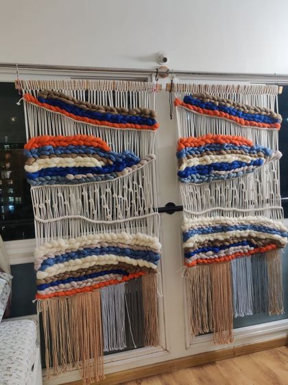 Shikha Agarwal - Custom Macrame & Crochet Home Decor Large Statement Wall Hangings photo 14