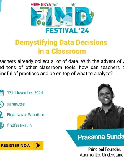 The "Demystifying Data Decisions" workshop guides educators on how to use classroom data and AI tools effectively to enhance teaching practices.