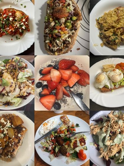 Breakfast inspiration from our meal plans. From savory toasts to sweet yogurt bowls, starting your day with a high-protein meal is key.