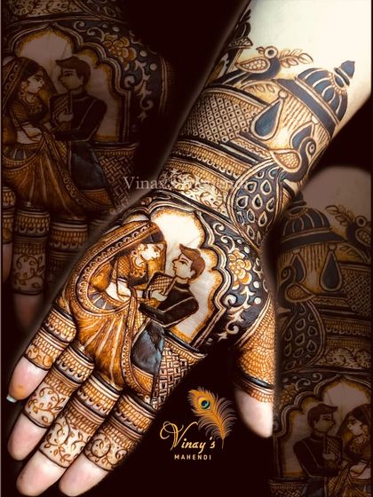 Your Love Story in Henna photo 12