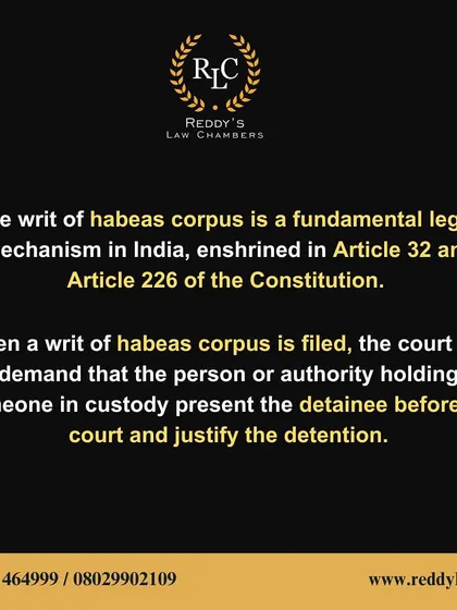 The writ of Habeas Corpus is a powerful tool to challenge illegal detention. This series explains what it is, who can file it, and how it protects your fundamental right to liberty under the Indian Constitution.