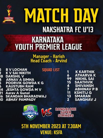 Nakshatra Sports Academy - Football Training Academy Announcements photo 3