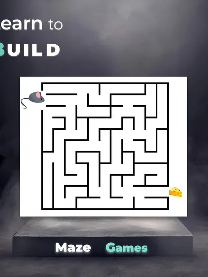 Kids love solving maze puzzles. Now, they can build and code their own endless maze games on Scratch, designing everything from the layout to the characters.