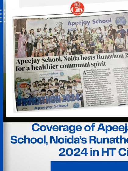 We are thrilled to see our Runathon 2024 featured in HT City. This media coverage highlights our commitment to promoting a healthier communal spirit through large-scale fitness events that bring everyone together.