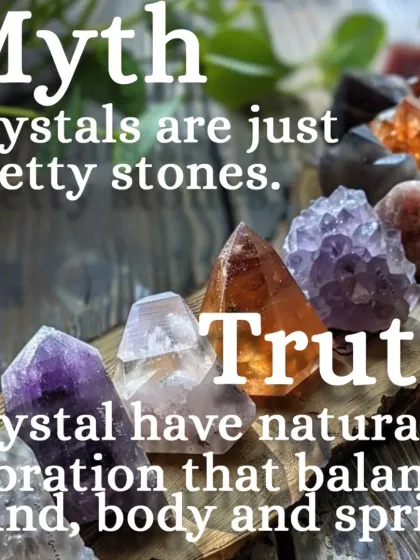 There is a myth that crystals are just pretty stones. The truth is, they have natural vibrations that work with your intention to balance your mind, body, and spirit.