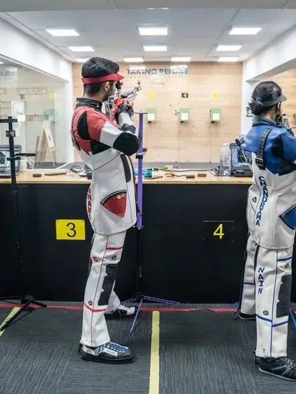 My indoor range is equipped for elite-level training, featuring professional-grade lanes for both 10m Air Rifle and 10m Air Pistol disciplines.