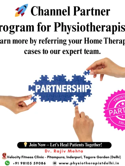 I created this Partnership Program for a simple reason: to help you grow your practice without the headache of building a home care team. If you have patients needing home physiotherapy in the Delhi NCR, you can refer them to my trusted team. It’s a way for you to expand your services and earn additional income, while we handle the logistics.