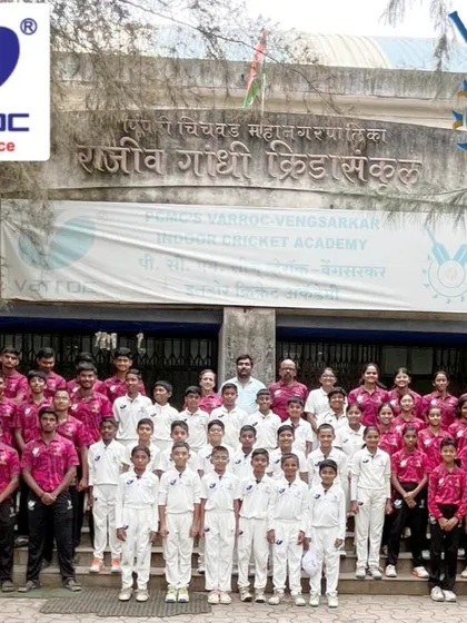 Our trainees at the Varroc Vengsarkar cricket academy celebrating India's Independence Day at our ground in Chinchwad, Pune.