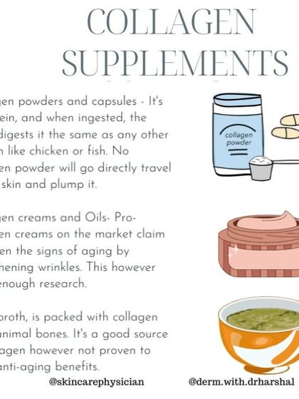 What about collagen supplements? While popular, the body digests them like any other protein. There is limited evidence that oral or topical collagen directly travels to the skin to plump it.