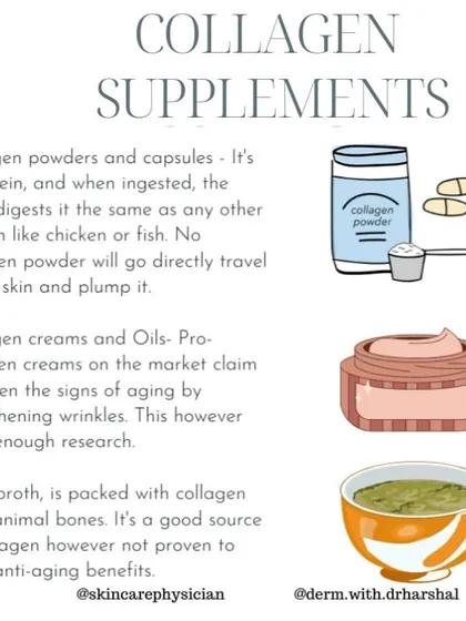 What about collagen supplements? While popular, the body digests them like any other protein. There is limited evidence that oral or topical collagen directly travels to the skin to plump it.