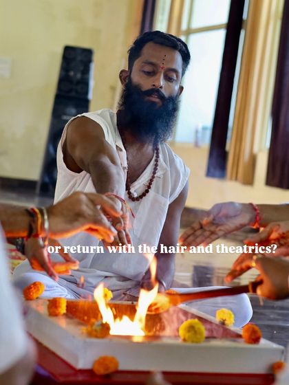 Does the beard make the yogi? I question the modern obsession with aesthetics, where a certain look is mistaken for authenticity. Listen to the words, not the wardrobe, and never let theatrics fool your intuition.