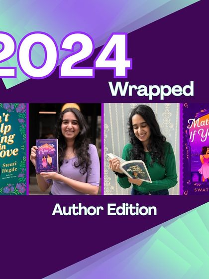 A visual recap of my 2024 as an author. It's been a huge year, from publishing "Match Me If You Can" to anticipating "Can't Help Faking in Love."
