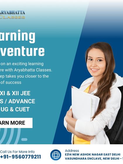 Embark on an exciting learning adventure with us. Every step you take in our programs for classes IX-XII and competitive exams brings you closer to the summit of success.