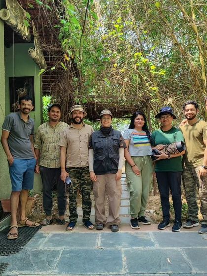 Participants from our Tadoba summer photo safari. The trip was a tiger treat, with everyone getting outstanding opportunities to photograph tiny cubs.