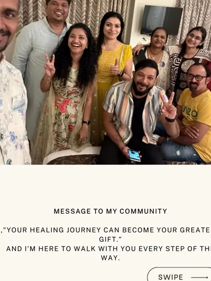 This is my message to my community: your healing journey can become your greatest gift. I am here to walk with you every step of the way, offering the same support and guidance that helped me on my own path.