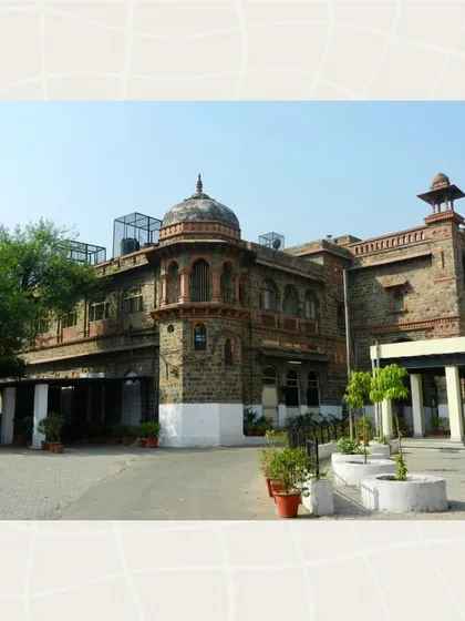 Another view of the historic St. Stephen's College building. Both this and the old Hindu College became the first two colleges affiliated with Delhi University in 1922.