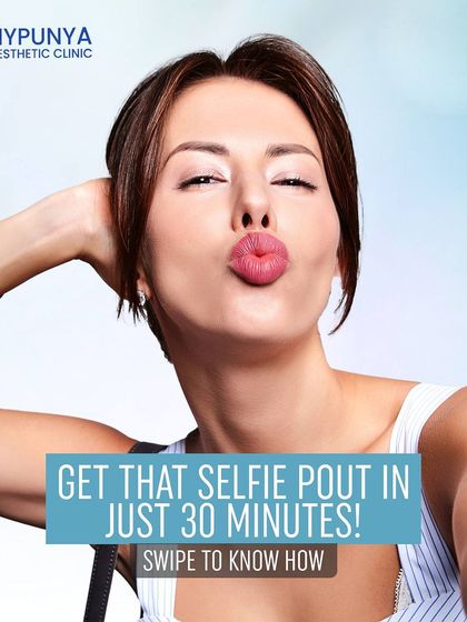 Get that perfect selfie pout in just 30 minutes. Lip fillers are a quick and effective way to achieve the shape and volume you desire.