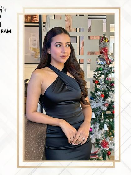 Another shot of this classic glam look, perfect for clients who want to look effortlessly chic for their special night out.