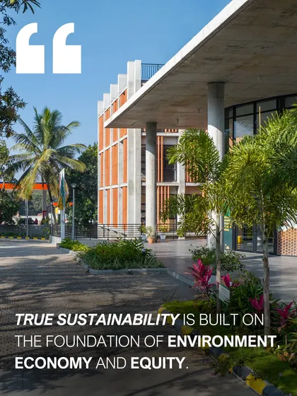 True sustainability in architecture rests on three pillars: environment, economy, and equity. This principle guides all our projects, including healthcare facilities. We design buildings that are not only energy-efficient and ecologically sensitive but also economically viable and accessible to all members of the community they serve.