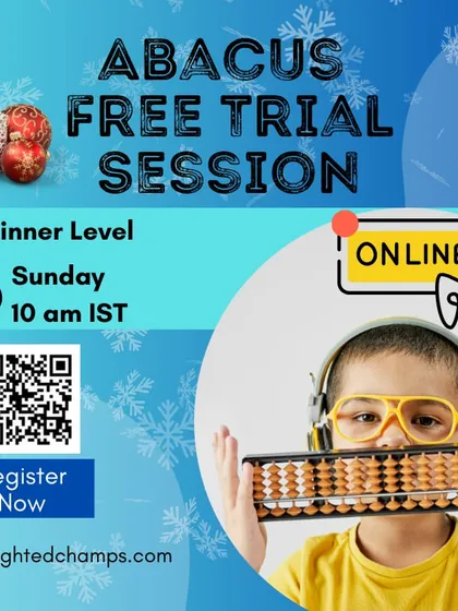 Curious to see how it works? I invite your child to join a free online trial session for my beginner abacus class. It's a great, no-pressure way to experience the magic of numbers firsthand.