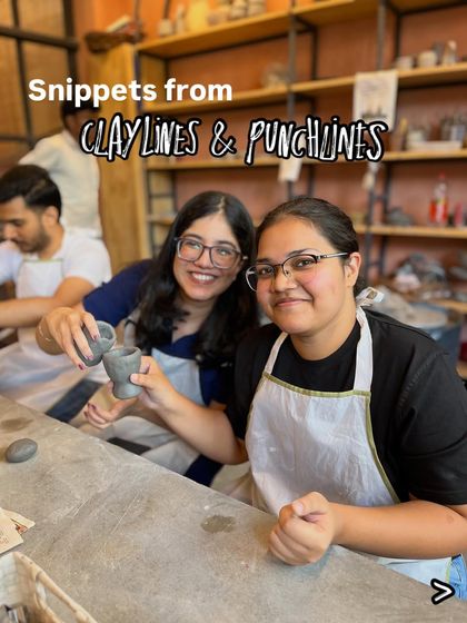 When clay met comedy, magic happened. Our Improv x Pottery evening was a rollercoaster of laughter, spontaneity, and muddy hands, where creativity had zero rules.