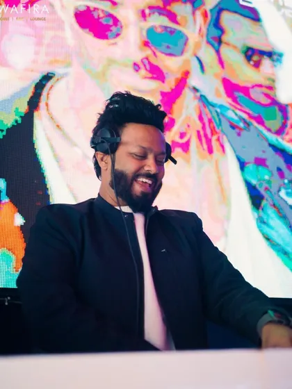 A candid smile during my set at Wafira. When the music is right, everything else just flows.
