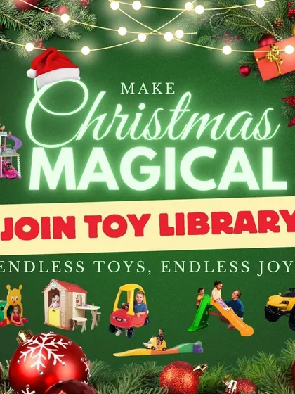 Make this Christmas magical by joining my toy library. With endless toys to choose from, you can ensure this holiday is filled with joy and wonder.
