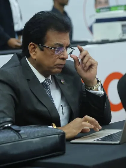 A candid moment during the KIO National in Hyderabad. As president, I am deeply involved in the technical and administrative aspects of every championship.